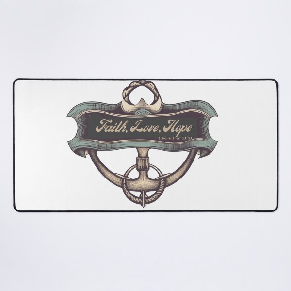 Item preview, Faith, Love, Hope – 1 Corinthians 13:13 designed and sold by Claudia-Design.