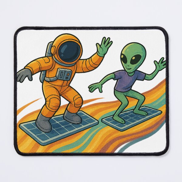 Item preview, Neptune Riders: Cosmic Jetski Madness designed and sold by HEERMANArt.