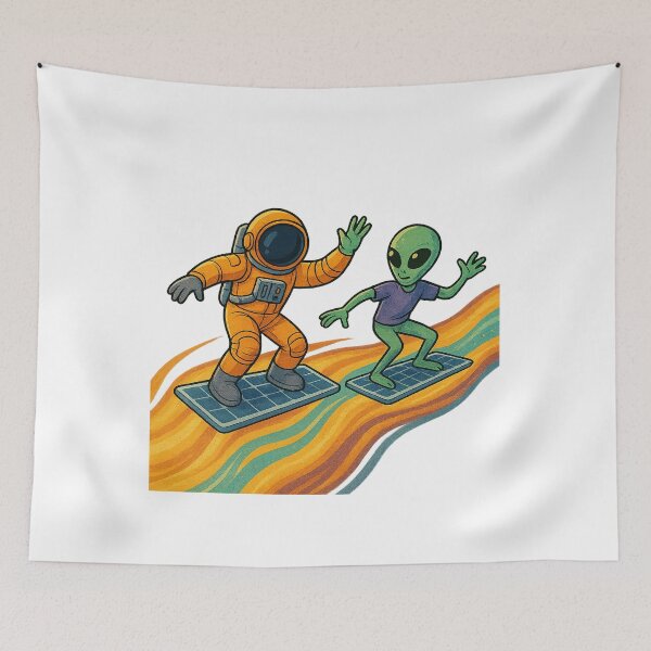 Item preview, Neptune Riders: Cosmic Jetski Madness designed and sold by HEERMANArt.