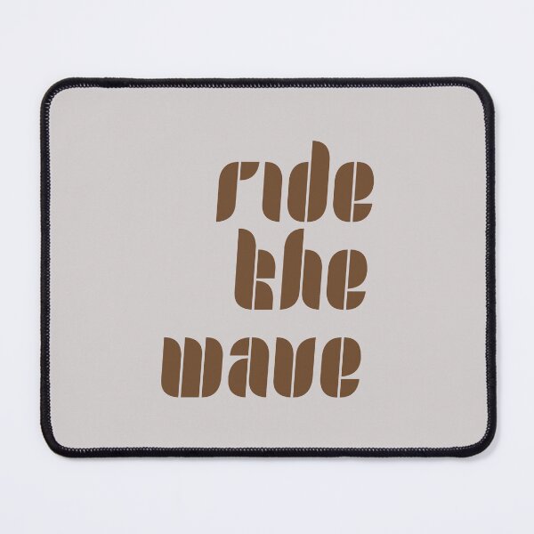 Item preview, Ride the Wave Retro Typography Art designed and sold by trepiu.