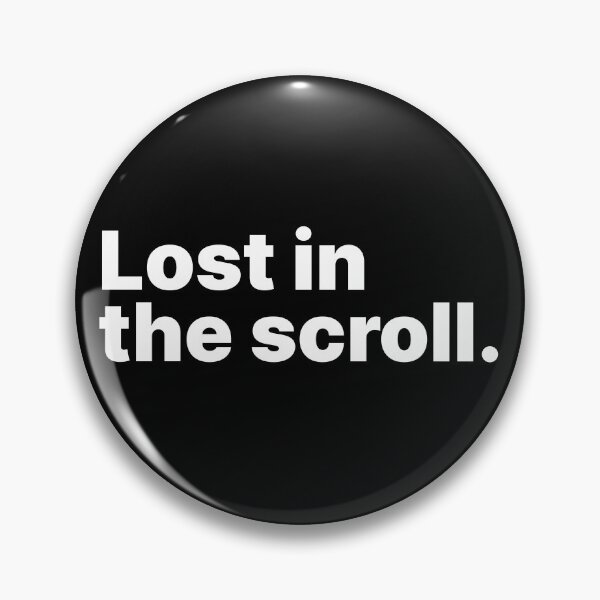 Item preview, Lost in the scroll | White text designed and sold by ThingsOnTees.