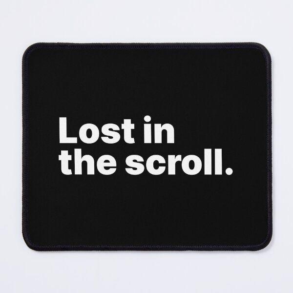 Item preview, Lost in the scroll | White text designed and sold by ThingsOnTees.