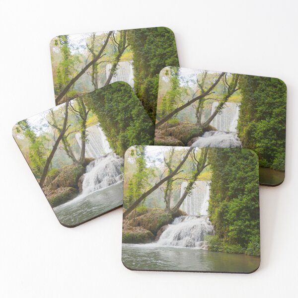 Item preview, Serene Waterfall at Monasterio de Piedra designed and sold by Clavivs.