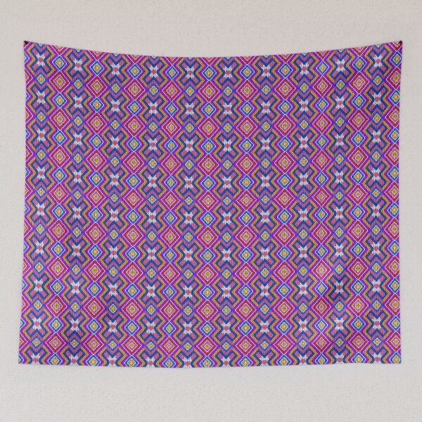 Item preview, Colorful Tribal Weaving Pattern with Diamond Motif  designed and sold by Kanlaya23.