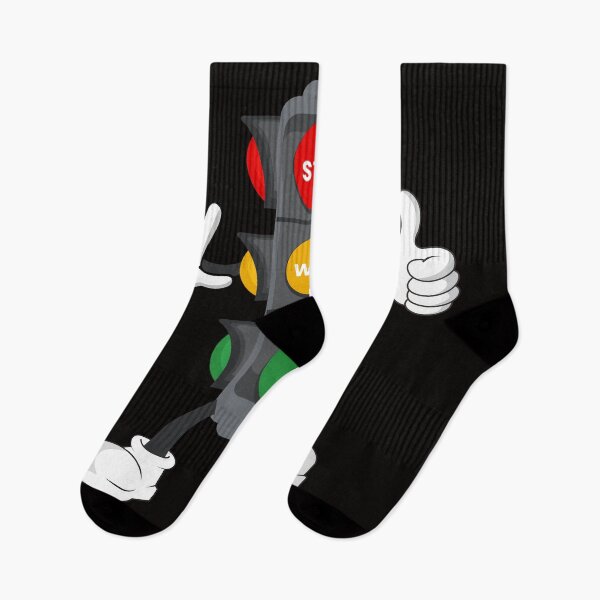 Item preview, funny traffic lights designed and sold by Manju-Stickers.