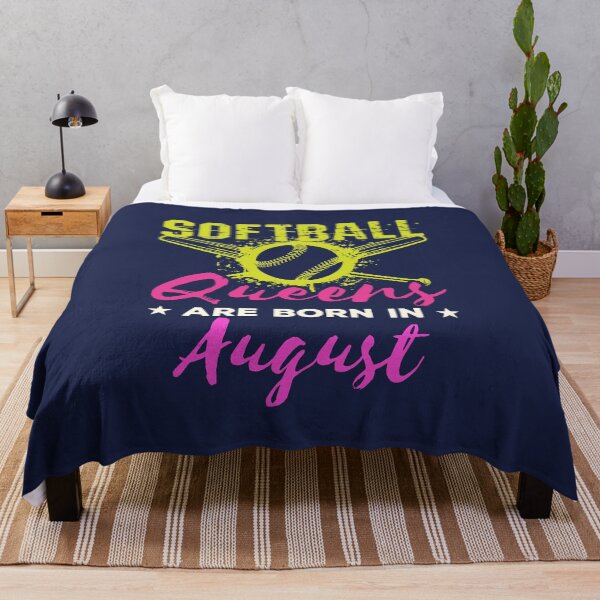 Item preview, Softball Birthday Women Girls Born in August designed and sold by jaygo.