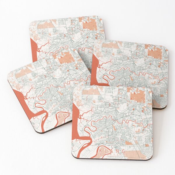 Item preview, Klang City Map of Selangor, Malaysia - Bohemian designed and sold by deMAP.