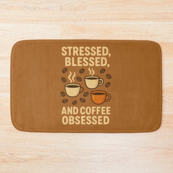Item preview, Stressed, Blessed And Coffee Obsessed designed and sold by ShamblesShirts.