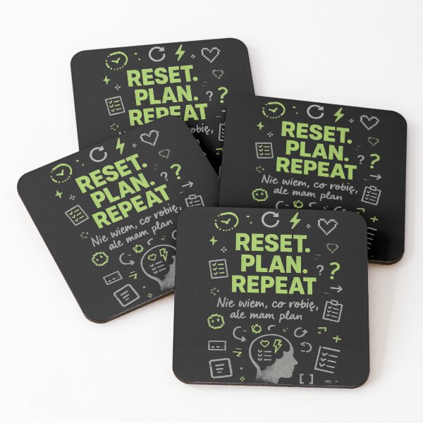 Item preview, RESET. PLAN. REPEAT. – I Don’t Know What I’m Doing But I Have A Plan designed and sold by GGtiger.