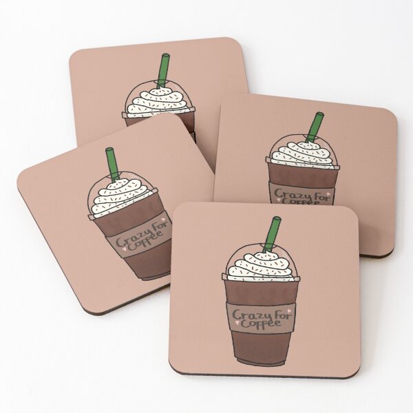 Item preview, Crazy for coffee drawing for coffee lovers designed and sold by Justtheslyfox.