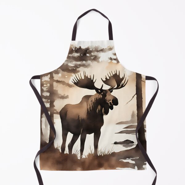 Item preview, Moose in Silhouette Forest designed and sold by CalmnessbyChoice.