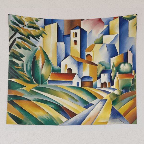 Item preview, st john's church bridgetown totnes（watercolour + AI） designed and sold by artsmeow.