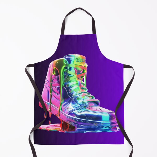 Item preview, Custom Cassettes™ Neon Drip Sneakers – Surreal Streetwear Pop Art designed and sold by WHITE FLAME PRINTS.