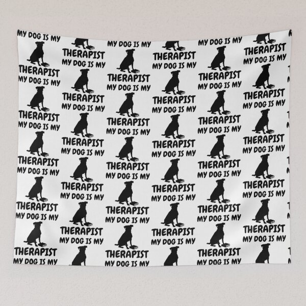 Item preview, My Dog Is My Therapist designed and sold by Shirt And Giggle.