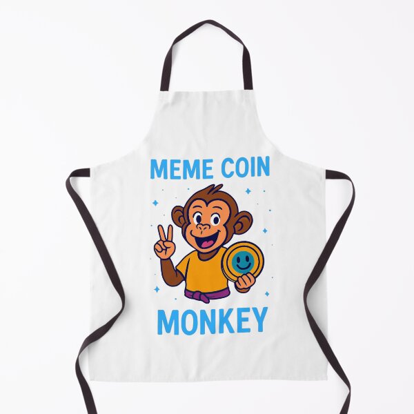 Item preview, "Meme Coin Monkey" – Crypto Fun Meets Jungle Vibes designed and sold by BitCrop.