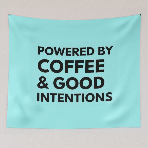Item preview, Powered by Coffee & Good Intentions designed and sold by OkroguLes.