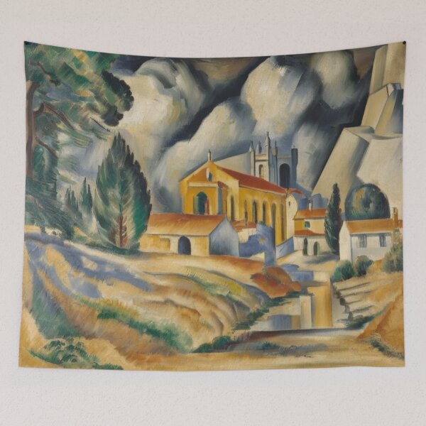 Item preview, st john's church bridgetown totnes3（watercolour + AI） designed and sold by artsmeow.