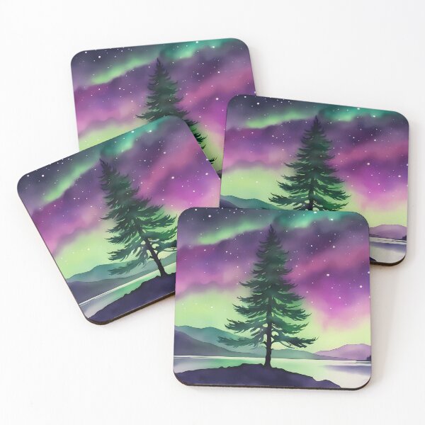 Item preview, Tree in the Arctic Night designed and sold by CalmnessbyChoice.