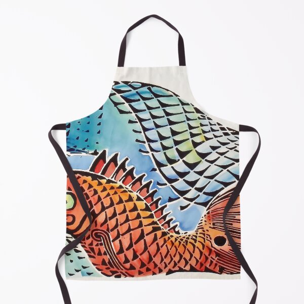 Item preview, Redfish and Water - from Wind, Wave, Bird By Walter Anderson designed and sold by KaijuNoKaiju.