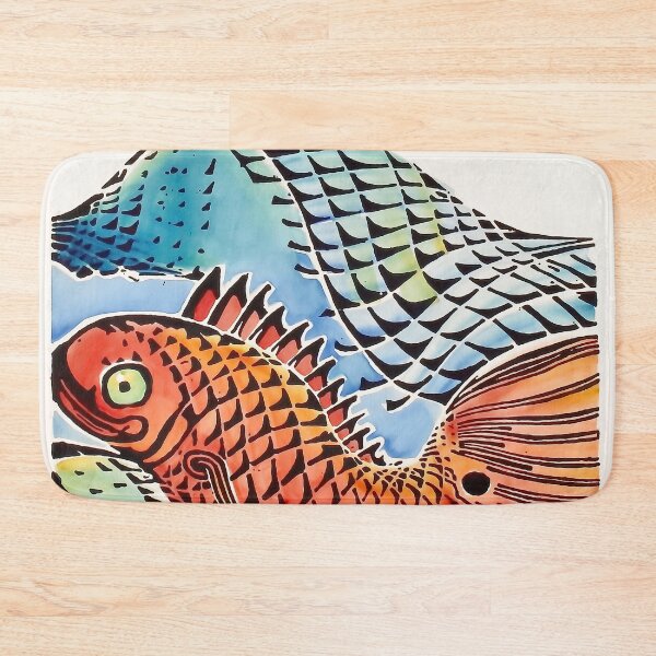 Item preview, Redfish and Water - from Wind, Wave, Bird By Walter Anderson designed and sold by KaijuNoKaiju.