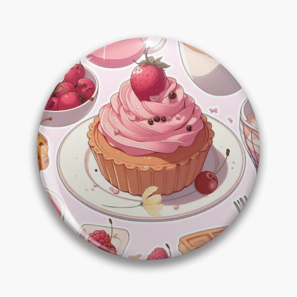 Item preview, Anime Cake – Colorful Kawaii Dessert | Cute Manga Style Food designed and sold by Sugar Wisdom .