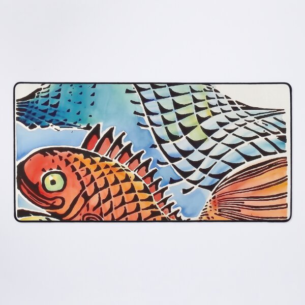 Item preview, Redfish and Water - from Wind, Wave, Bird By Walter Anderson designed and sold by KaijuNoKaiju.