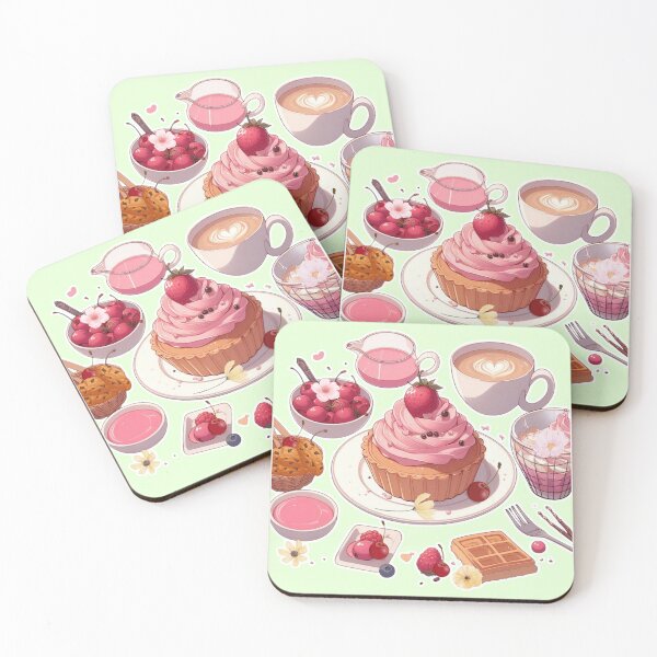 Item preview, Anime Cake – Colorful Kawaii Dessert | Cute Manga Style Food designed and sold by Sugar Wisdom .