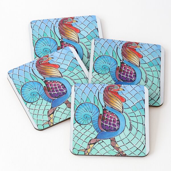 Item preview, Rooster with Pine Cone Background  By Walter Anderson designed and sold by KaijuNoKaiju.