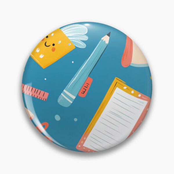 Item preview, Cute Flying Stationery Pattern – Kawaii School Supplies designed and sold by Inkora-Art.