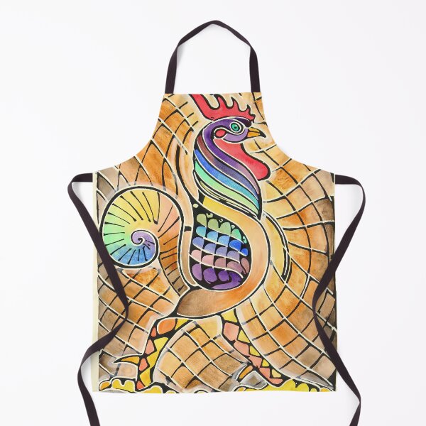 Item preview, Rooster with Pine Cone Background 1 By Walter Anderson designed and sold by KaijuNoKaiju.