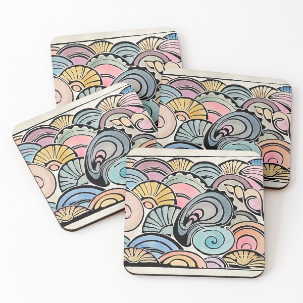 Item preview, Sea Shells 1 By Walter Anderson designed and sold by KaijuNoKaiju.