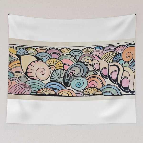 Item preview, Sea Shells 1 By Walter Anderson designed and sold by KaijuNoKaiju.