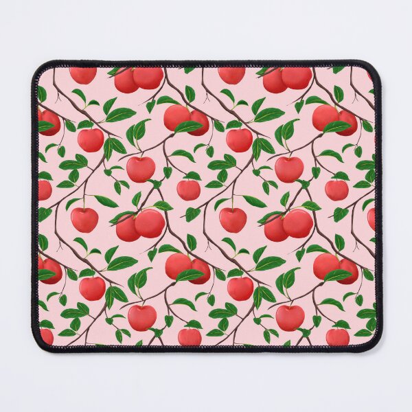 Item preview, seamless pattern doodles of apples designed and sold by Aquarthyst.