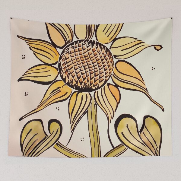Item preview, Sunflower 4 By Walter Anderson designed and sold by KaijuNoKaiju.