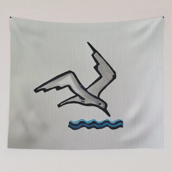 Item preview, Shearwater Bird By Walter Anderson designed and sold by KaijuNoKaiju.