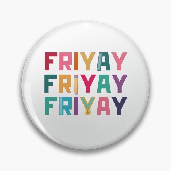 Item preview, Happy Friyay Funny Teacher Friday for Elementary Teachers Fri-yay Crewneck Gift for Teacher Team  designed and sold by MotivaChic.