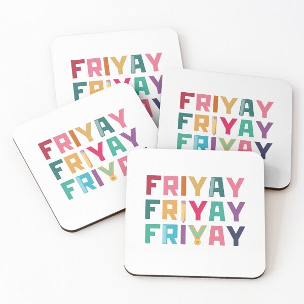 Item preview, Happy Friyay Funny Teacher Friday for Elementary Teachers Fri-yay Crewneck Gift for Teacher Team  designed and sold by MotivaChic.