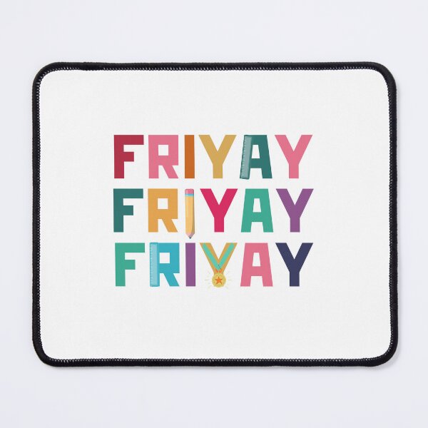 Item preview, Happy Friyay Funny Teacher Friday for Elementary Teachers Fri-yay Crewneck Gift for Teacher Team designed and sold by MotivaChic.