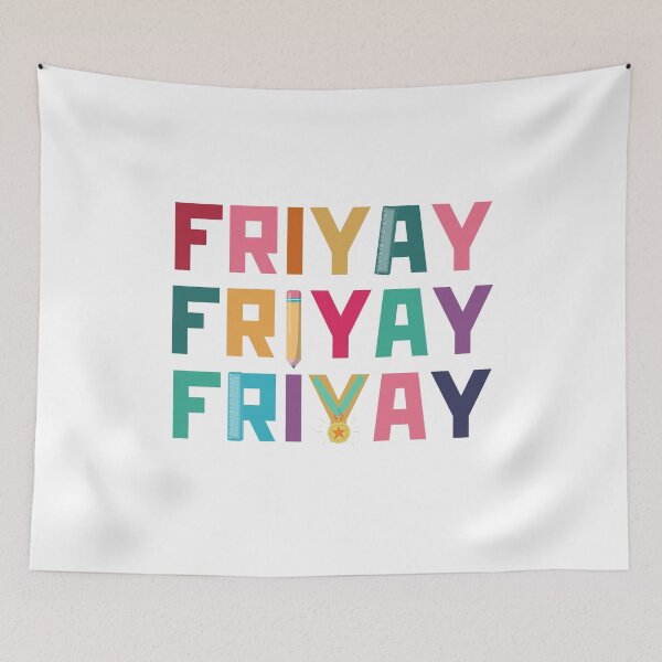 Item preview, Happy Friyay Funny Teacher Friday for Elementary Teachers Fri-yay Crewneck Gift for Teacher Team  designed and sold by MotivaChic.
