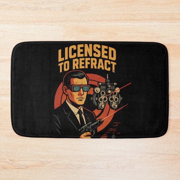Item preview, Licensed to Refract - Secret Agent Eye Doctor Graphic Tee designed and sold by PiggFamilyPrint.