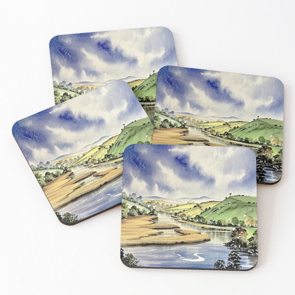 Item preview, Looking up the dart from Sharpham point（watercolour + AI） designed and sold by artsmeow.