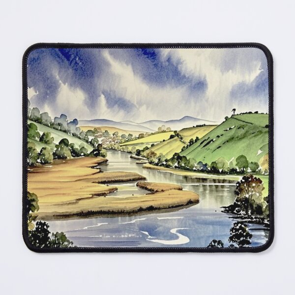 Item preview, Looking up the dart from Sharpham point(watercolour + AI) designed and sold by artsmeow.
