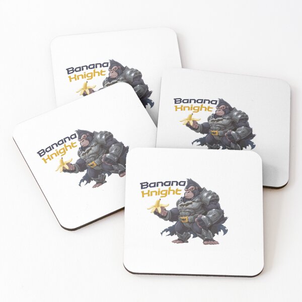 Item preview, Banana Knight - Gorilla Superhero with Banana designed and sold by hamishby.