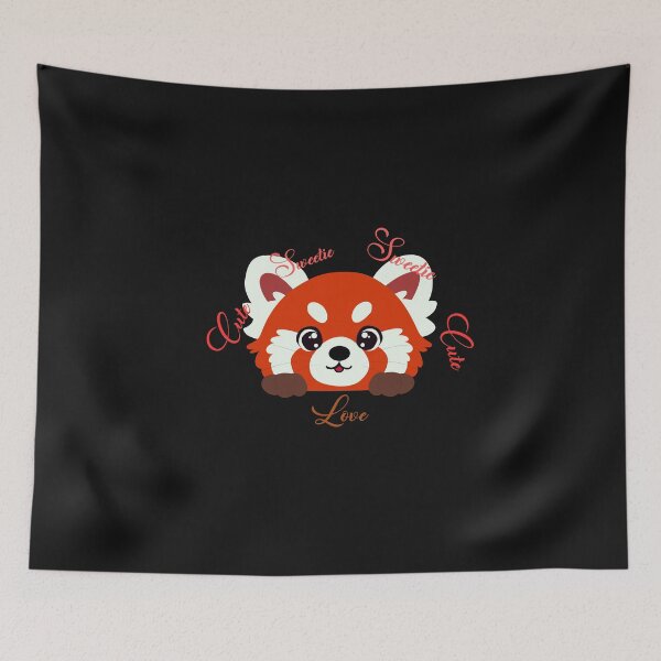 Item preview, Sweetie red panda cartoon designed and sold by DżodżoJoy.