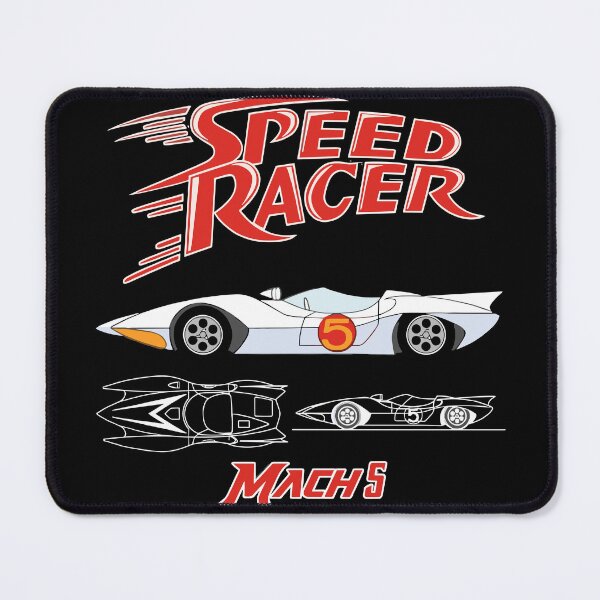 Item preview, Vintage Classic Car Speed Racer Mach 5 Design designed and sold by PrintCarClub.