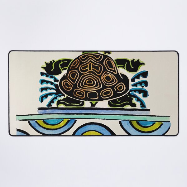 Item preview, Turtle from An Alphabet with Semi-Circle Border By Walter Anderson designed and sold by KaijuNoKaiju.