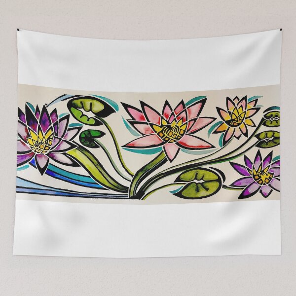 Item preview, Water Lilies By Walter Anderson designed and sold by KaijuNoKaiju.