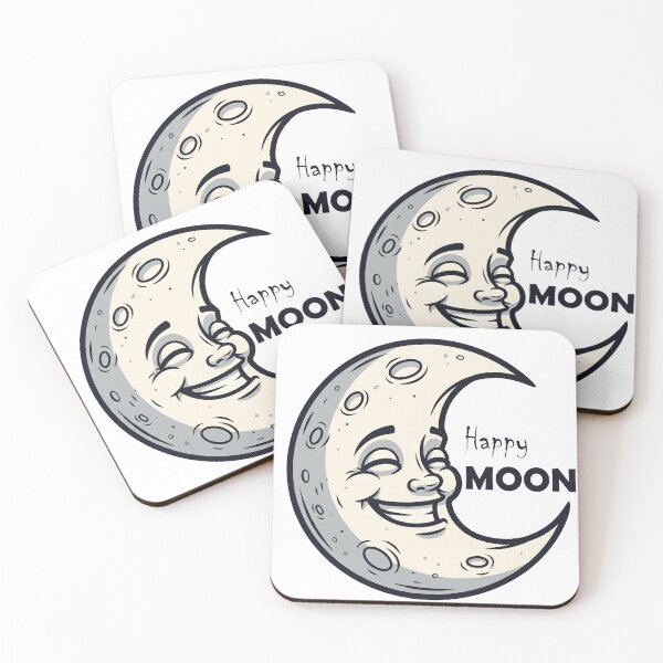 Item preview, The Smiling Vintage Moon designed and sold by redshop036.