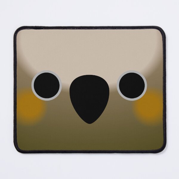 Item preview, The face of a New Zealand kākā designed and sold by INKOYADO.