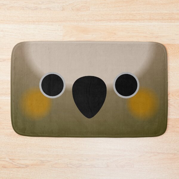 Item preview, The face of a New Zealand kākā designed and sold by INKOYADO.